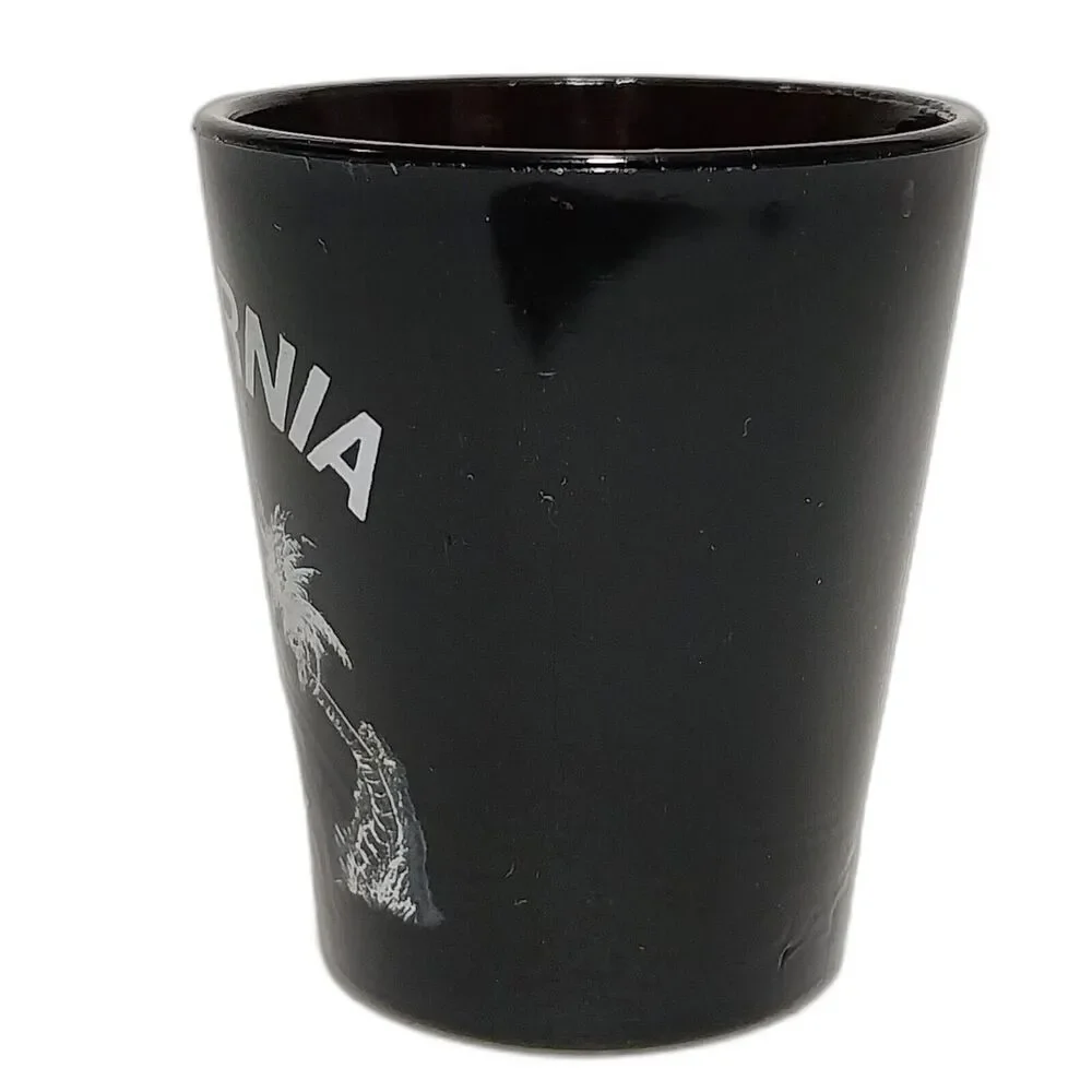 California Shot Glass Black & White #B003
